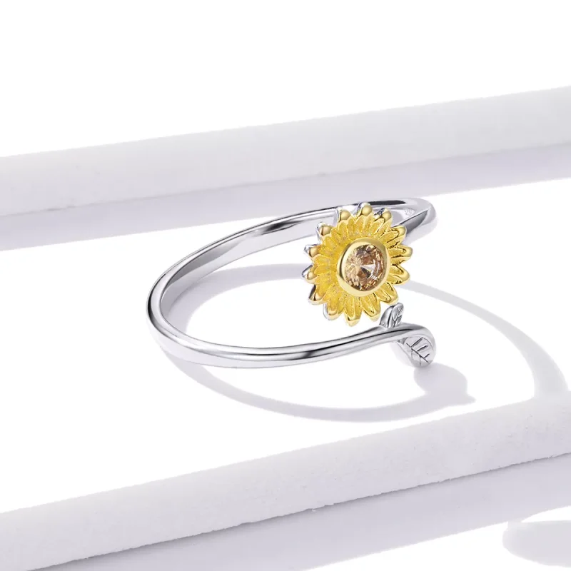 (immagine per) Anello aperto tipo Pandora Margherita fresca - BSR127 - Visualizza 4