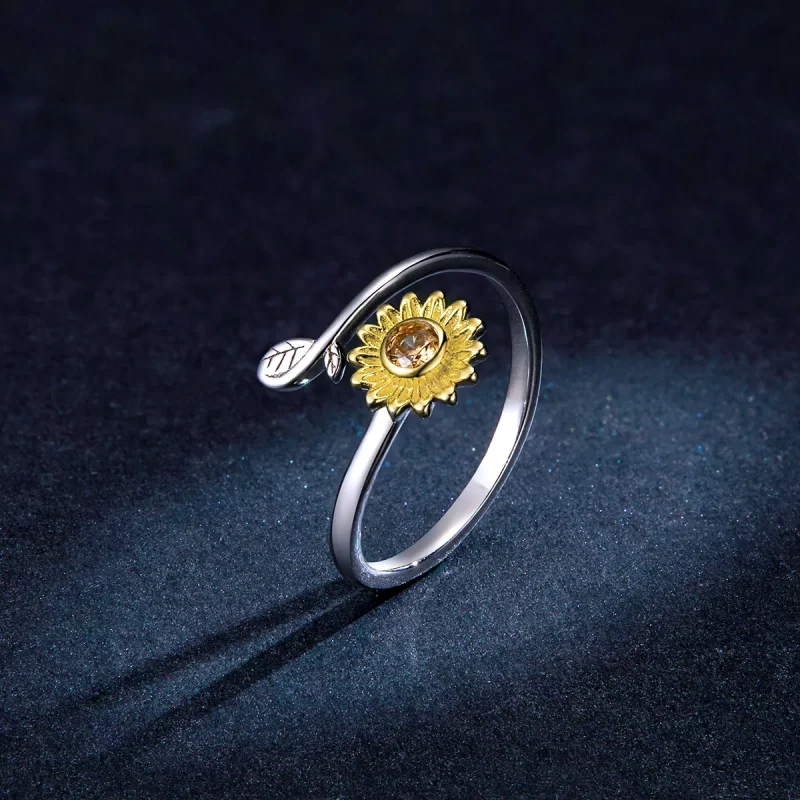 (immagine per) Anello aperto tipo Pandora Margherita fresca - BSR127 - Visualizza 5