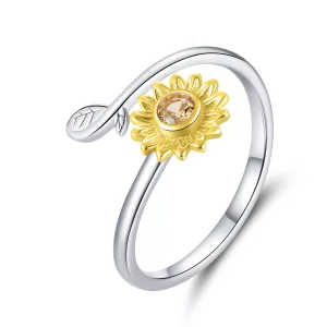 (immagine per) Anello aperto tipo Pandora Margherita fresca - BSR127