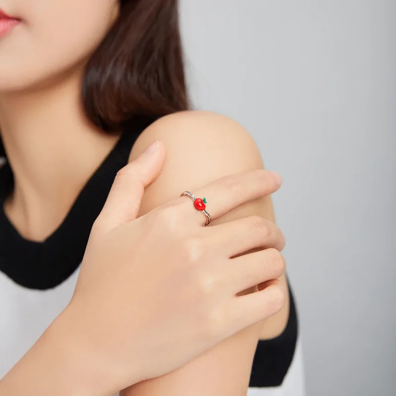 (immagine per) Anello aperto tipo Pandora Mela - SCR708 - Visualizza 7