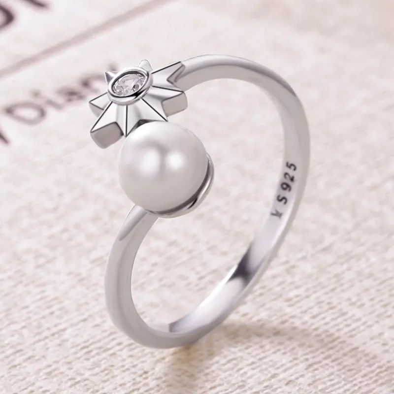 (immagine per) Anello aperto tipo Pandora Momento di fioritura - VSR099 - Visualizza 3