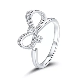 (immagine per) Anello aperto tipo Pandora Nastro di prua - BSR158