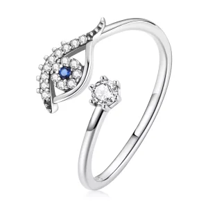 (immagine per) Anello aperto tipo Pandora Occhio del diavolo - BSR215