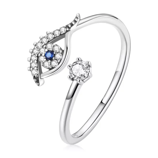 (immagine per) Anello aperto tipo Pandora Occhio del diavolo - BSR215