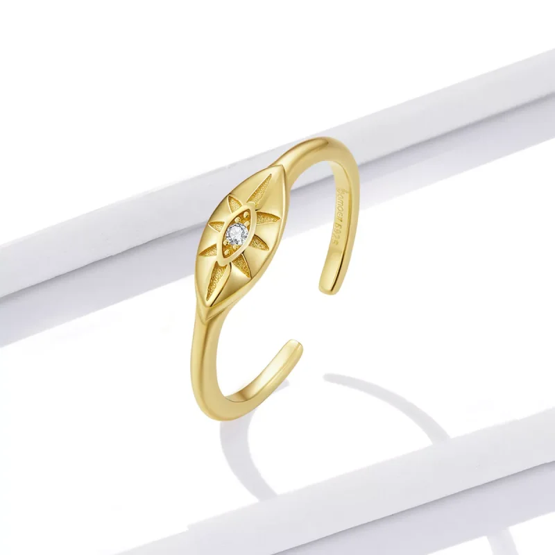 (immagine per) Anello aperto tipo Pandora Occhio del diavolo - BSR231 - Visualizza 2