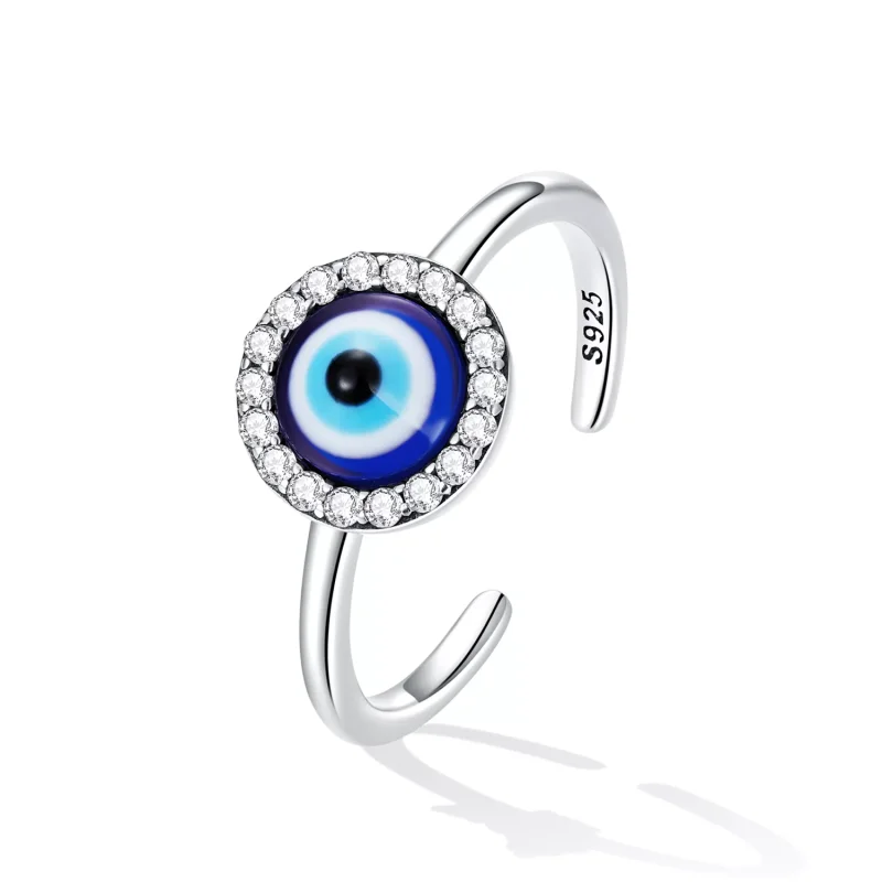 (immagine per) Anello aperto tipo Pandora Occhio del diavolo - BSR254 - Visualizza 2