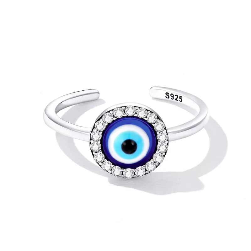 (immagine per) Anello aperto tipo Pandora Occhio del diavolo - BSR254 - Visualizza 3
