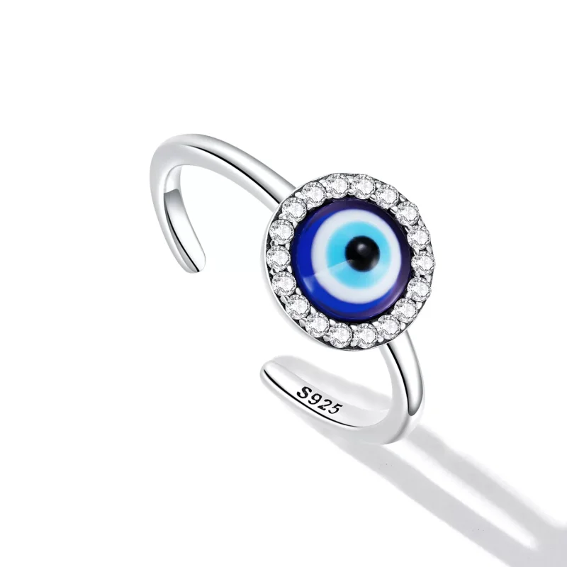(immagine per) Anello aperto tipo Pandora Occhio del diavolo - BSR254 - Visualizza 5