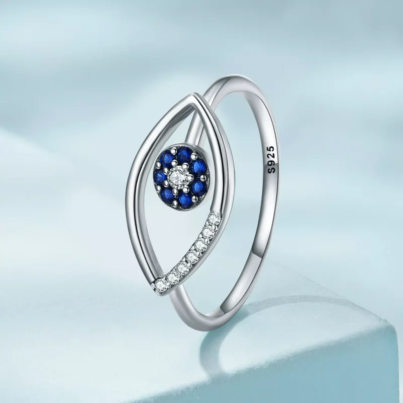 (immagine per) Anello aperto tipo Pandora Occhio del diavolo - SCR875 - Visualizza 2
