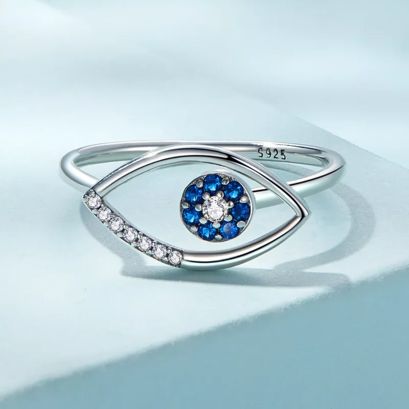 (immagine per) Anello aperto tipo Pandora Occhio del diavolo - SCR875 - Visualizza 3