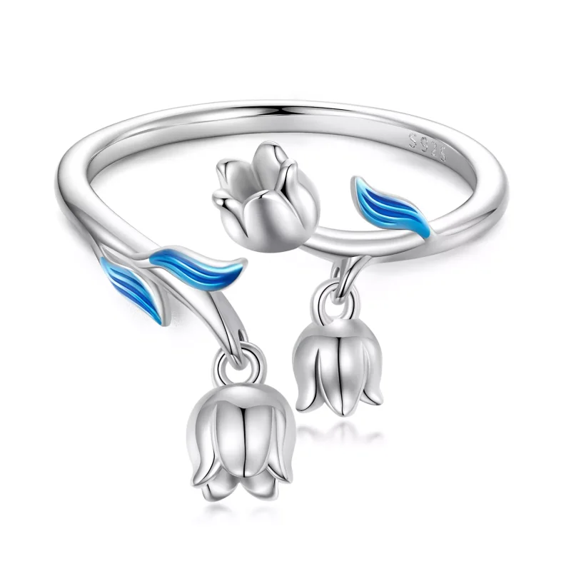 (immagine per) Anello aperto tipo Pandora Orchidea - BSR287
