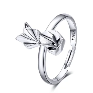 (immagine per) Anello aperto tipo Pandora Origami Volpe - SCR560
