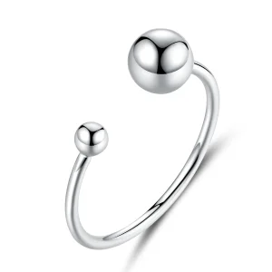(immagine per) Anello aperto tipo Pandora Palla d'argento - SCR575