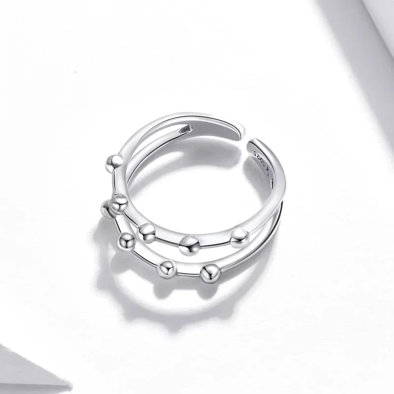 (immagine per) Anello aperto tipo Pandora Perla di fagioli - SCR719 - Visualizza 3