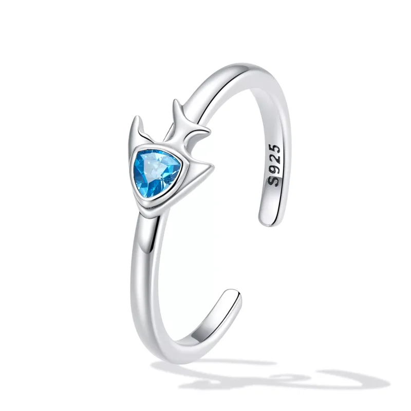 (immagine per) Anello aperto tipo Pandora Pesce creativo - SCR817 - Visualizza 2