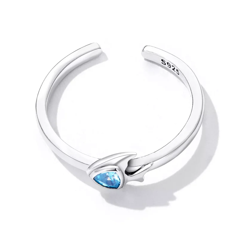 (immagine per) Anello aperto tipo Pandora Pesce creativo - SCR817 - Visualizza 4