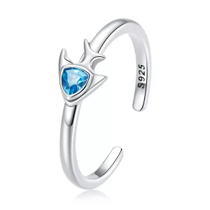 (immagine per) Anello aperto tipo Pandora Pesce creativo - SCR817