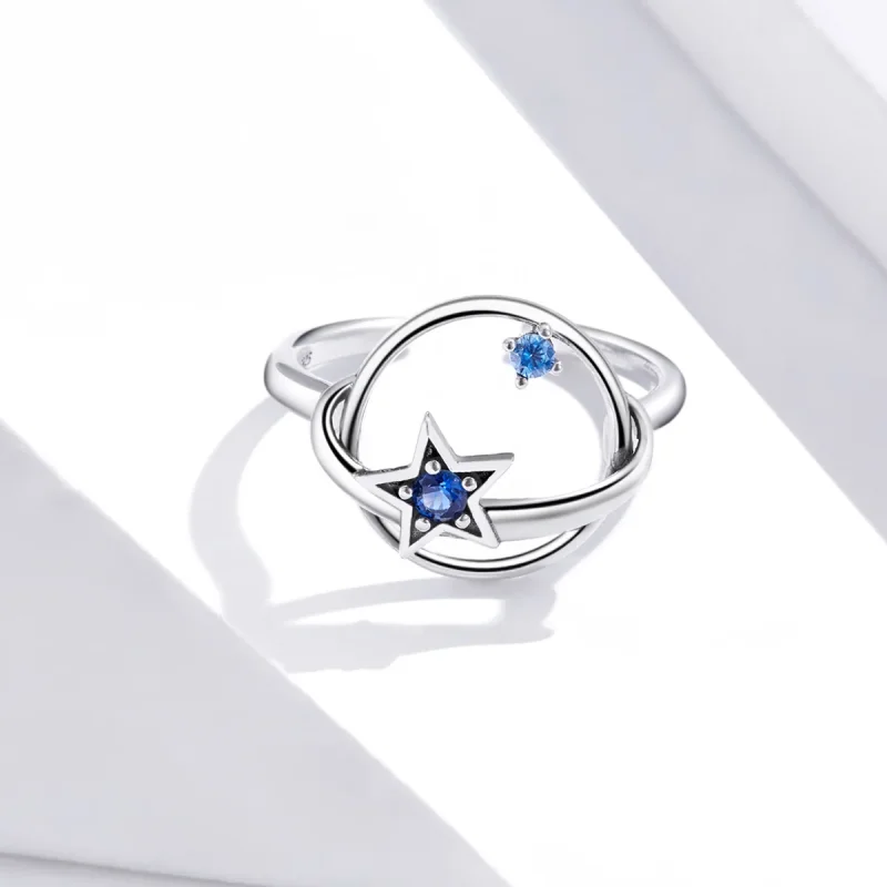 (immagine per) Anello aperto tipo Pandora Pianeta misterioso - SCR661 - Visualizza 2