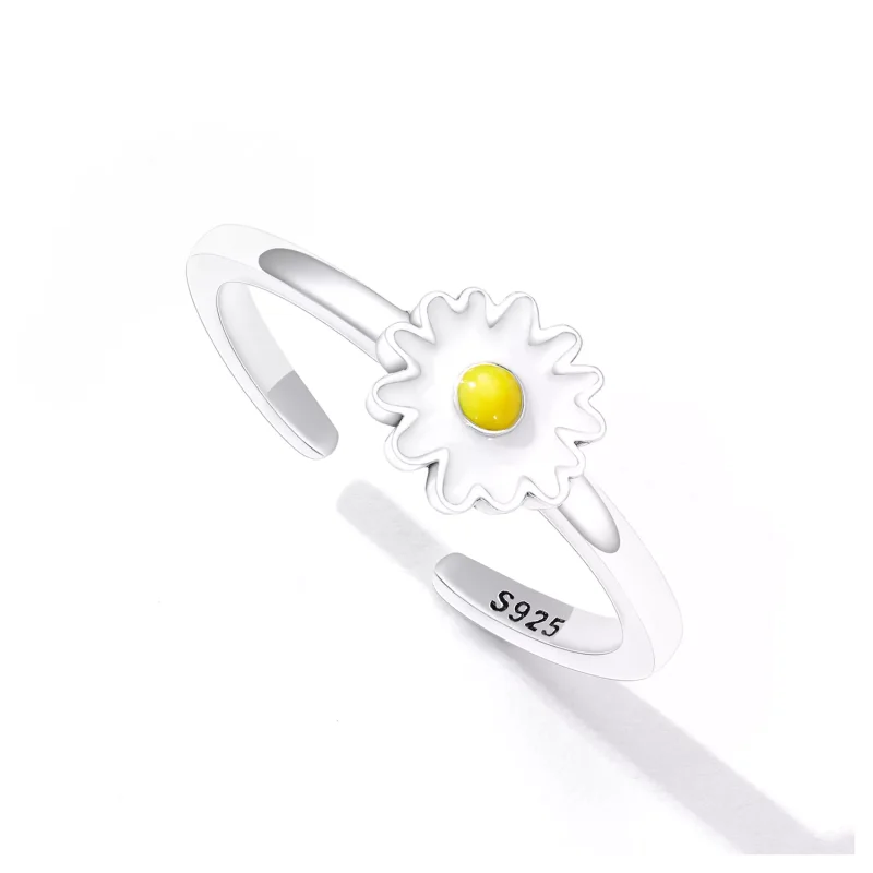 (immagine per) Anello aperto tipo Pandora Piccola Margherita - SCR811 - Visualizza 3