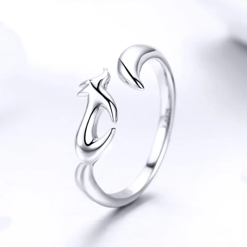 (immagine per) Anello aperto tipo Pandora Piccola volpe - SCR478 - Visualizza 2