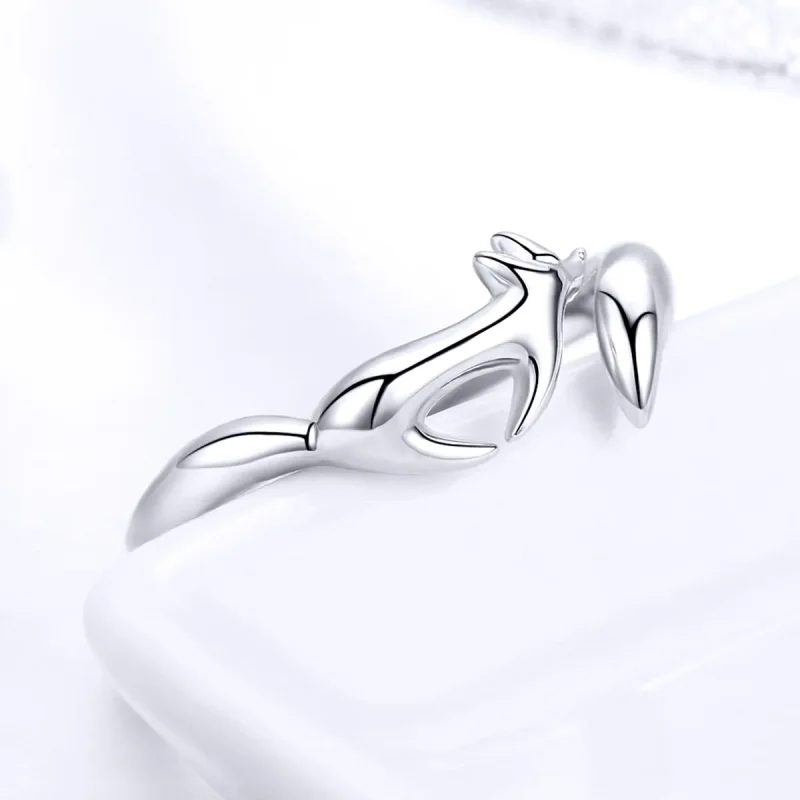 (immagine per) Anello aperto tipo Pandora Piccola volpe - SCR478 - Visualizza 4