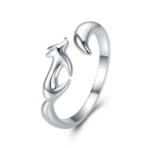 (immagine per) Anello aperto tipo Pandora Piccola volpe - SCR478
