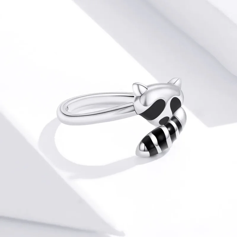 (immagine per) Anello aperto tipo Pandora Piccolo procione - SCR652 - Visualizza 4