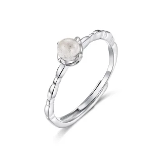 (immagine per) Anello aperto tipo Pandora Pietra di luna - SCR536