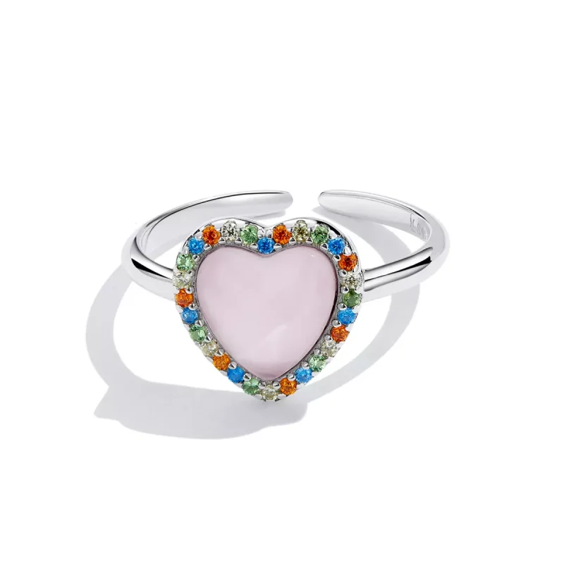(immagine per) Anello aperto tipo Pandora Ragazza Amore - SCR803 - Visualizza 3