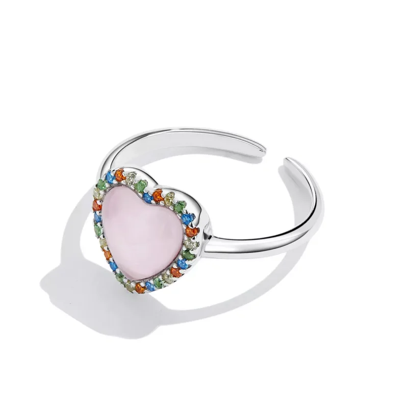 (immagine per) Anello aperto tipo Pandora Ragazza Amore - SCR803 - Visualizza 4