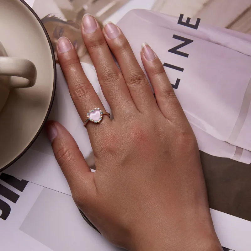 (immagine per) Anello aperto tipo Pandora Ragazza Amore - SCR803 - Visualizza 5