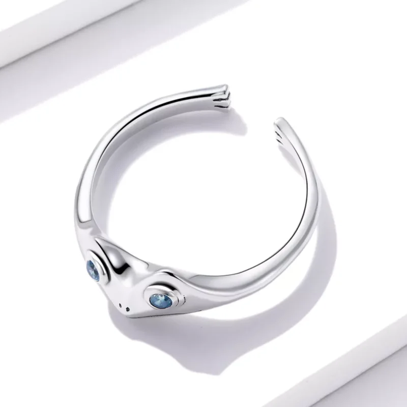 (immagine per) Anello aperto tipo Pandora Rana divertente - BSR197 - Visualizza 3