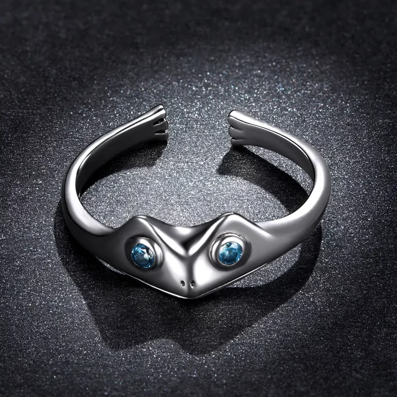 (immagine per) Anello aperto tipo Pandora Rana divertente - BSR197 - Visualizza 5