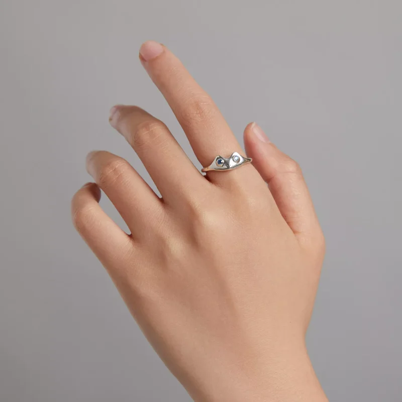 (immagine per) Anello aperto tipo Pandora Rana divertente - BSR197 - Visualizza 7