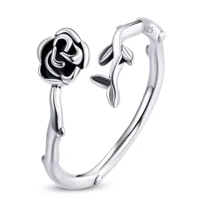 (immagine per) Anello aperto tipo Pandora Rosa spinosa - BSR196