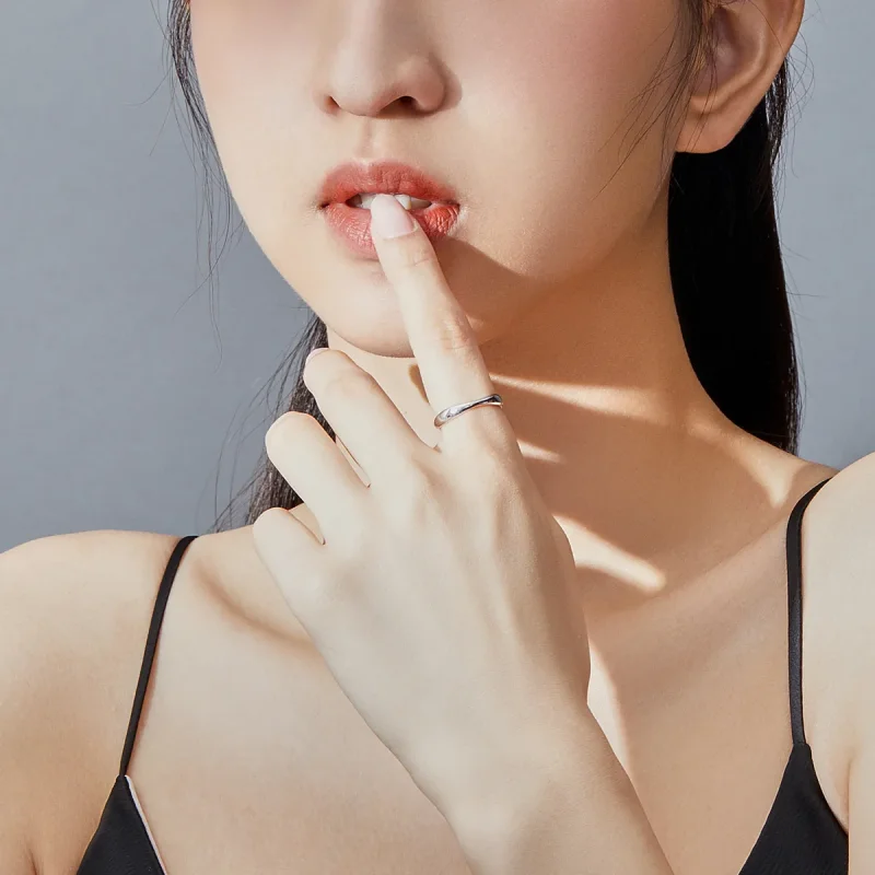 (immagine per) Anello aperto tipo Pandora semplice - SCR630 - Visualizza 6
