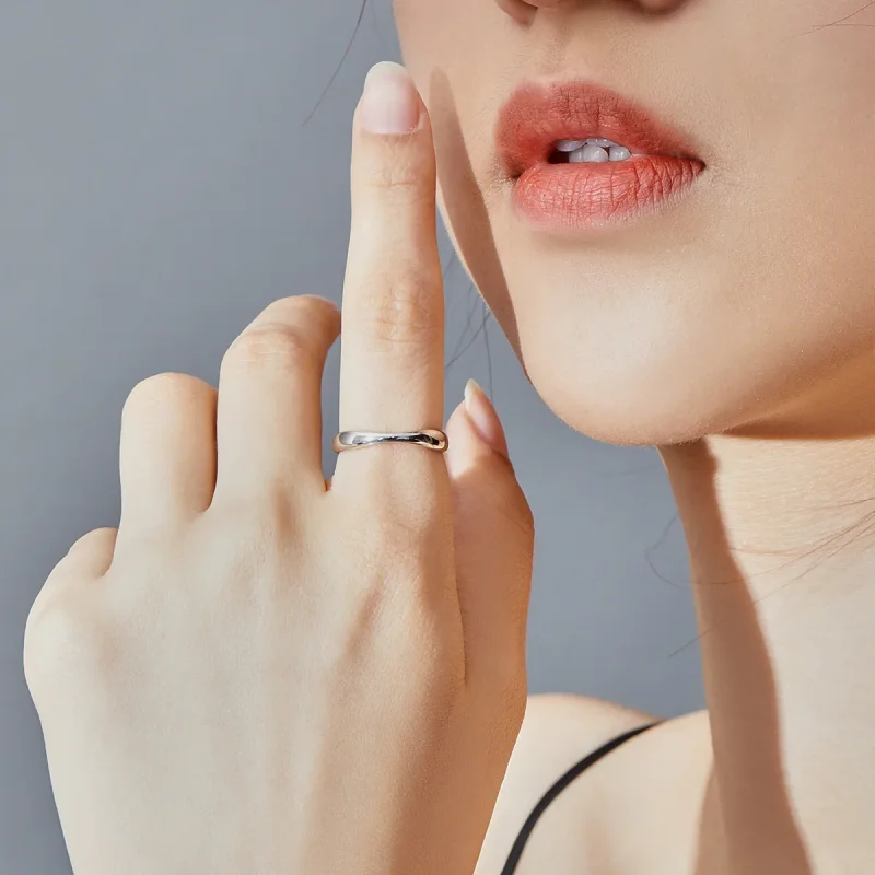 (immagine per) Anello aperto tipo Pandora semplice - SCR630 - Visualizza 7
