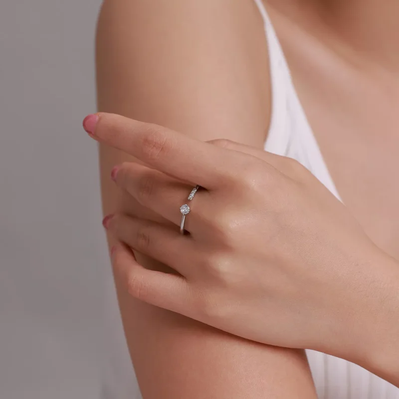 (immagine per) Anello aperto tipo Pandora Semplicità francese - BSR203-A - Visualizza 3