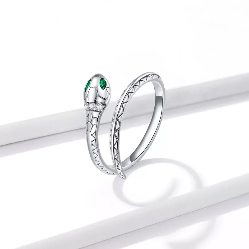 (immagine per) Anello aperto tipo Pandora Serpente - BSR169 - Visualizza 2