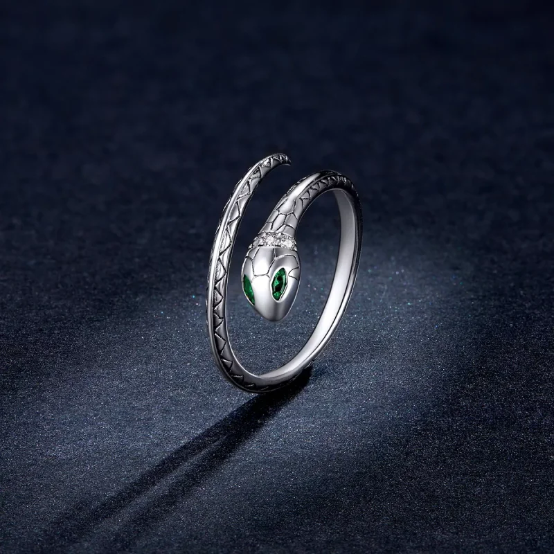 (immagine per) Anello aperto tipo Pandora Serpente - BSR169 - Visualizza 5