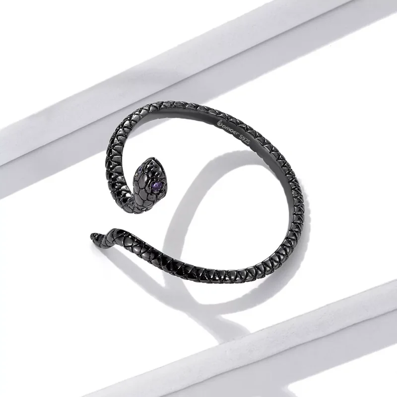 (immagine per) Anello aperto tipo Pandora Serpente mistico - BSR236 - Visualizza 3