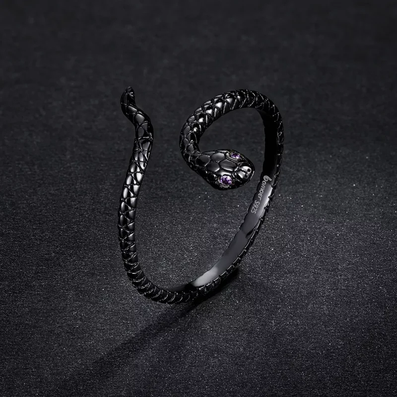 (immagine per) Anello aperto tipo Pandora Serpente mistico - BSR236 - Visualizza 5