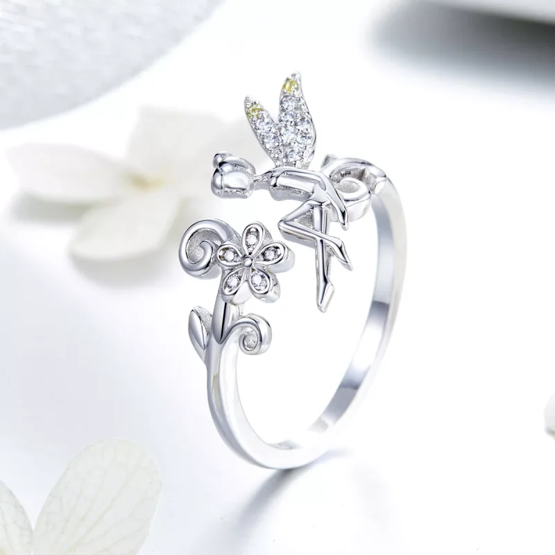 (immagine per) Anello aperto tipo Pandora Spirito di Primavera - BSR025 - Visualizza 2