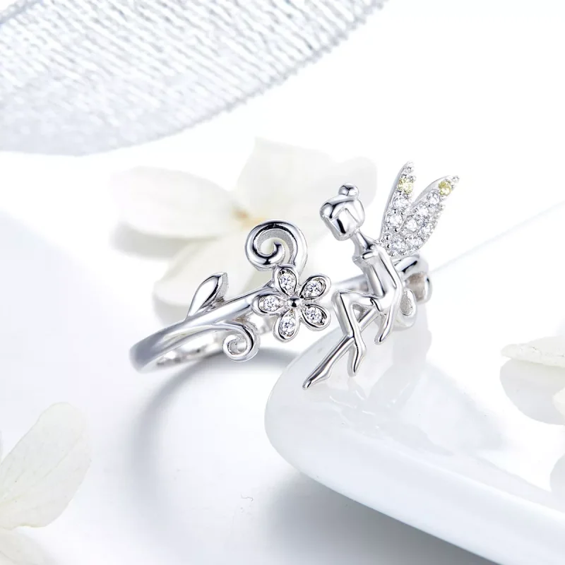 (immagine per) Anello aperto tipo Pandora Spirito di Primavera - BSR025 - Visualizza 4