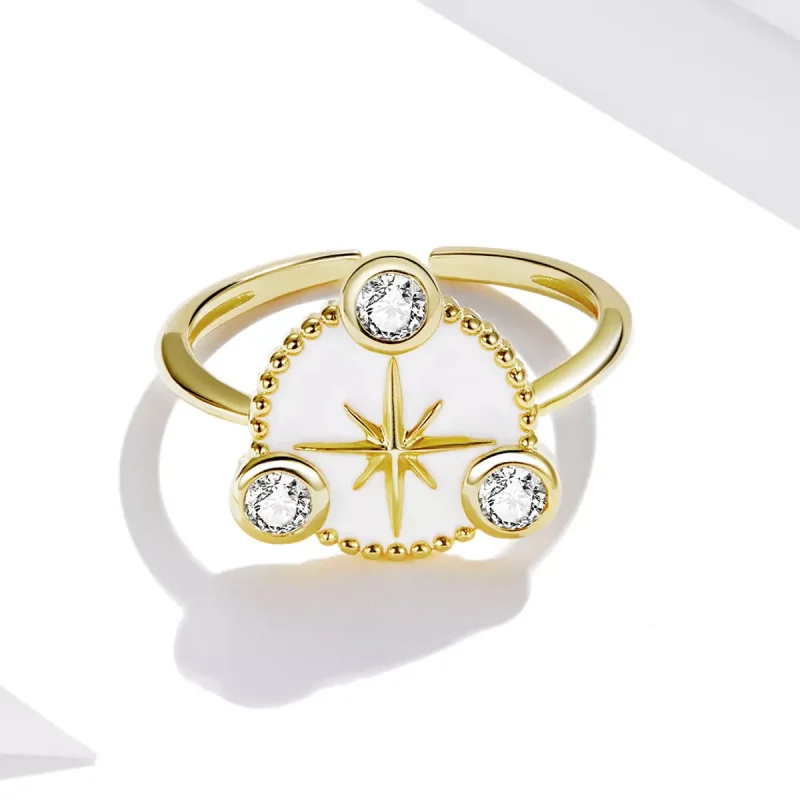 (immagine per) Anello aperto tipo Pandora Stella della personalità - SCR733 - Visualizza 3
