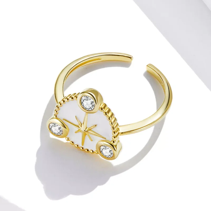 (immagine per) Anello aperto tipo Pandora Stella della personalità - SCR733 - Visualizza 4