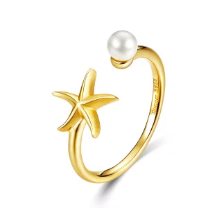 (immagine per) Anello aperto tipo Pandora Stella marina estiva - BSR064