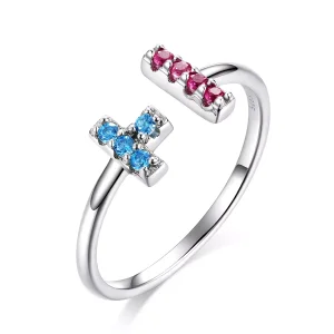 (immagine per) Anello aperto tipo Pandora Tetris - BSR114