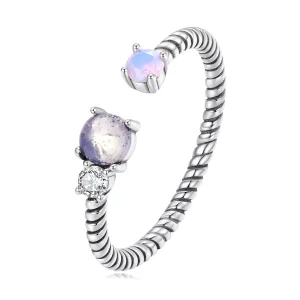 (immagine per) Anello aperto tipo Pandora Torsione di gemme - SCR839