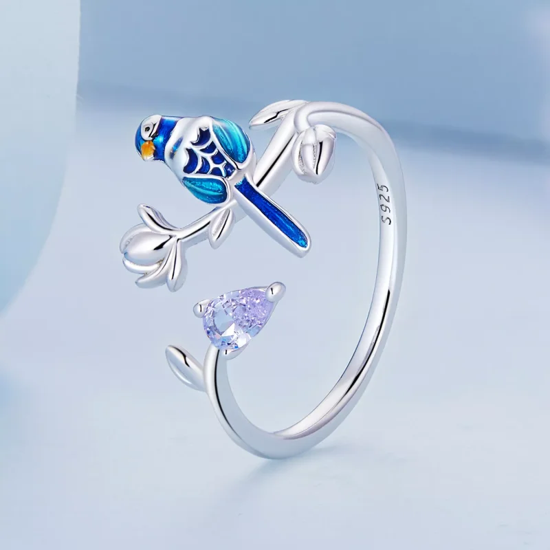 (immagine per) Anello aperto tipo Pandora Uccello - BSR288 - Visualizza 2
